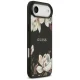 Чехол Guess Grained Flowers Classic Logo MagSafe для iPhone Air, Черный