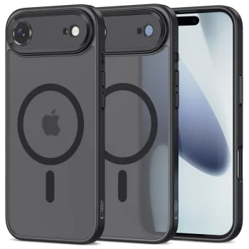 Tech-Protect iPhone 17 Air vāciņš MagCam MagSafe, melns