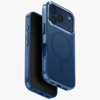 Uniq Clario Magclick Charging Case for iPhone 17 Pro, Blue