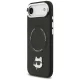 Чехол Karl Lagerfeld Choupette Pin MagSafe для iPhone Air Черный