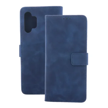 Atverams vāciņš Smart Velvet priekš Samsung Galaxy A23 5G, tumši zils