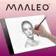 Световой планшет для рисования Maaleo A4 LED, 3 уровня яркости