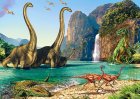 CASTORLAND Jigsaw Puzzle "Dinosaur world" for Children, 60 pieces