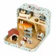 Ecotoys Koka zooveikals koferī ar 23 piederumiem