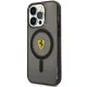 Чехол Ferrari для iPhone 14 Pro Translucent MagSafe, черный