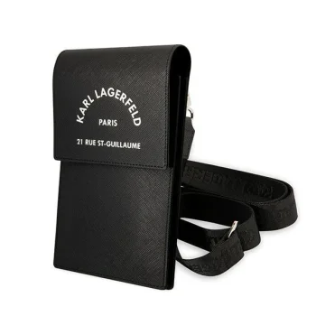 Karl Lagerfeld Embossed RSG rokassoma - melna
