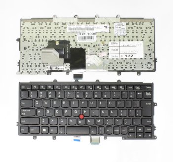 Lenovo ThinkPad X230s / X240 / X250 / X260 / X270 tastatūra, melna