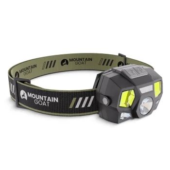 4Fizjo Mountain Goat LED pieres lukturis, 350 LM, melns