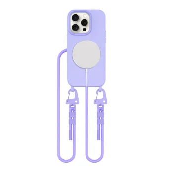 Чехол Tech-Protect для iPhone 14 Pro MagNecklace MagSafe, лавандовый