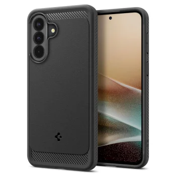 Spigen Rugged Armor vāciņš Samsung Galaxy A37 5G, melns