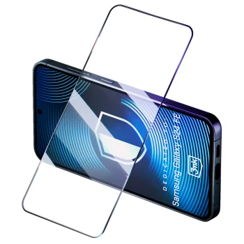 3mk HardGlass Max Lite aizsargstikls Samsung Galaxy S24 FE Melns