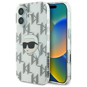 Apple iPhone 16 6.1'' Karl Lagerfeld IML Karl Head Electroplated Cover Case, Clear | Telefona Vāciņš Maciņš...
