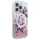 Guess GUHMP16LLFMWTP iPhone 16 Pro 6.3" розовый/розовый жесткий чехол Liquid Glitter...