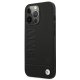 Apple iPhone 13 Pro Max 6,7\" BMW Signature Logo Imprint Magsafe Case Cover (BMHCP13XSLLBK), Black
