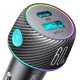 60W USB-C un USB-A auto lādētājs Joyroom JR-CCN01 - melns | Phone Car Charger