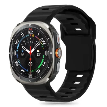 Ремешок Tech-Protect Silicone Line для Samsung Galaxy Watch Ultra (47 мм) - черный
