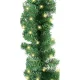 Новогодняя хвойная гирлянда с подсветкой 270 см, 70 LED