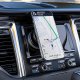 Dudao F24MAX Car Holder with 15W Wireless Charger, MagSafe Compatible, with Automatic Suction Cup - Black