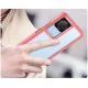 Чехол Outer Space Case для Xiaomi Poco F4 5G с рамкой из TPU, красный