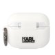 Karl Lagerfeld чехол для AirPods Pro Silicone Choupette Head 3D Белый