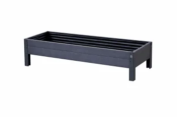 Высокая грядка KLASIKA Woodlook 1500x500x200 мм, серая