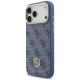 Guess 4G Strass Logo MagSafe vāciņš iPhone 18 Pro Max / 17 Pro Max, zils
