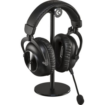 Logitech G PRO X Wireless spēļu austiņas ar statīvu, melnas