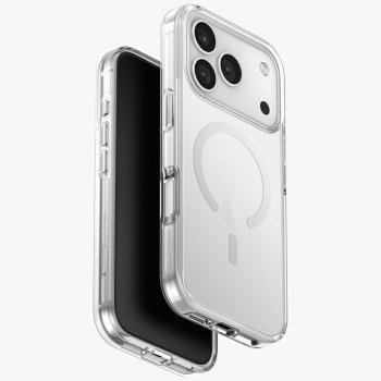 Uniq Clario Magclick Charging maciņš iPhone 17 Pro — caurspīdīgs | Phone Case Cover