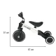 Многофункциональный детский беговел Trike Fix Mini 3в1, белый