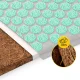 Акупунктурный коврик с подушкой 4FIZJO ECO, серо-мятный