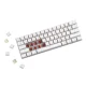 Bezvadu mehāniskā tastatūra Motospeed SK62 White (zils slēdzis) | Wireless mechanical keyboard