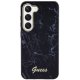 Guess Marble Collection aizsargvāciņš Samsung Galaxy S23+ S916 Melns