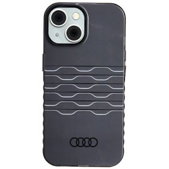 Audi IML MagSafe vāciņš Apple iPhone 15 / 14 / 13 - Melns