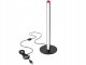 Black LED Desk Lamp with 3 Light Colors and Brightness Control, 25 cm