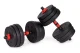 Movepro GB-SX regulējamas hanteles / stienis, 2x15 kg (kopā 30 kg)