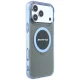 Чехол Mercedes AMG для iPhone 18 Pro Max / 17 Pro Max MagSafe, черный/синий