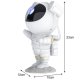 Izoxis LED Star Projector - Astronaut Night Light, White