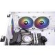 Thermaltake CT140 ARGB Sync Datora dzesēšanas ventilators 140mm Balts (2 gab.)