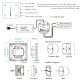 Skārienjutīgs LED Reostats T1-1 12-48V 2 Kanāli Sienas Panelis