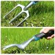Garden Tool Set 6 Piece, Heavy Duty Hand Tools with Ergonomic Rubber Grips