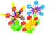 Izglītojošā Rotaļlieta Konstruktors Sniegpārslas 3D Figūras 240 gab. | Developing Constructor Toy Snowflakes 3D...