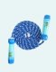 Bakalu Children\'s Rope Skipping Rope with Wooden Handles, Blue