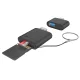 Icy Box IB-CR204-CU3 2-in-1 USB-C un USB-A atmiņas karšu lasītājs Melns