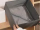 Tekstila organizators apģērbam un apakšveļai, pelēks, 28x28x13 cm