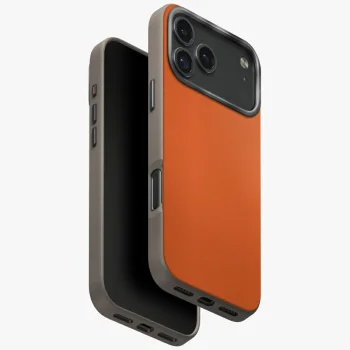 Uniq Lyden DS vāciņš iPhone 17 Pro Max, oranžs/pelēks