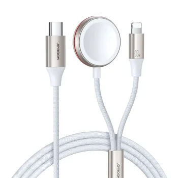 Магнитное зарядное устройство 2-в-1 Joyroom S-IW012 для iPhone и Apple Watch, 30W,...