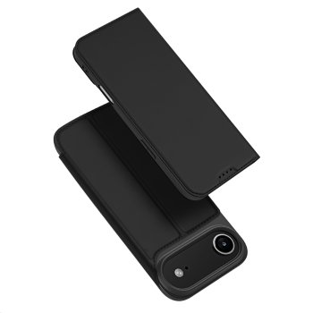 Dux Ducis Skin Pro Phone Case Cover iPhone 17 Air with Flip and Card Slot - Black