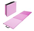 4Fizjo 1131 saliekams vingrošanas paklājs 180x60x5 cm, rozā