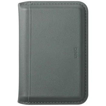 Магнитный кошелек-подставка Uniq Lyden DS с защитой RFID, зеленый