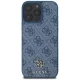 Guess HC PU 4G Small 4G и Classic чехол для iPhone 16 Pro Max MagSafe - Синий